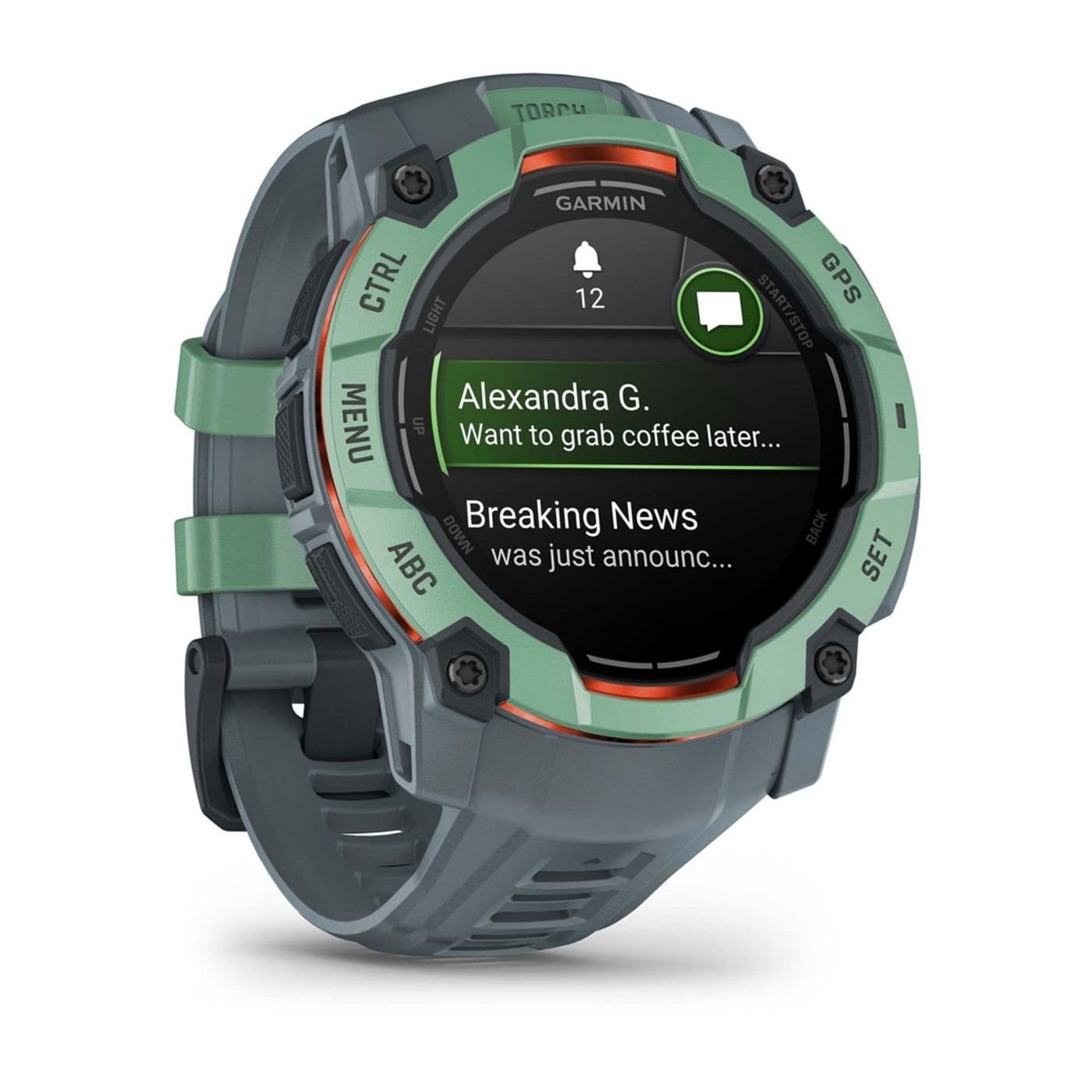 Garmin Instinct 3 Amoled 3,3 CM (1.3) 50 MM Digital 416 X 416 Pixel Berøringsskærm GRØN GPS (Satellit)