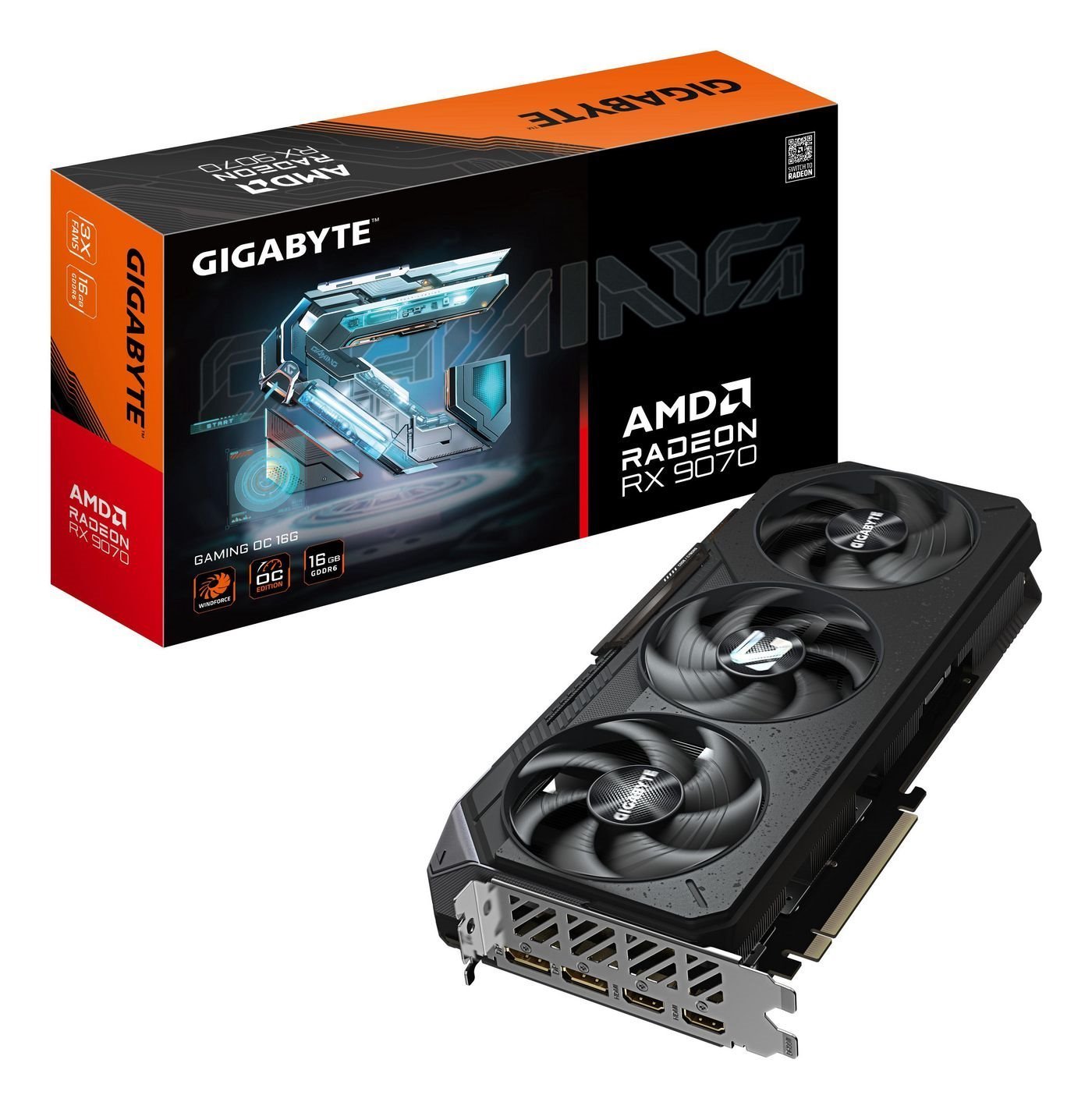 Gigabyte Radeon RX 9070 Gaming Oc 16GB