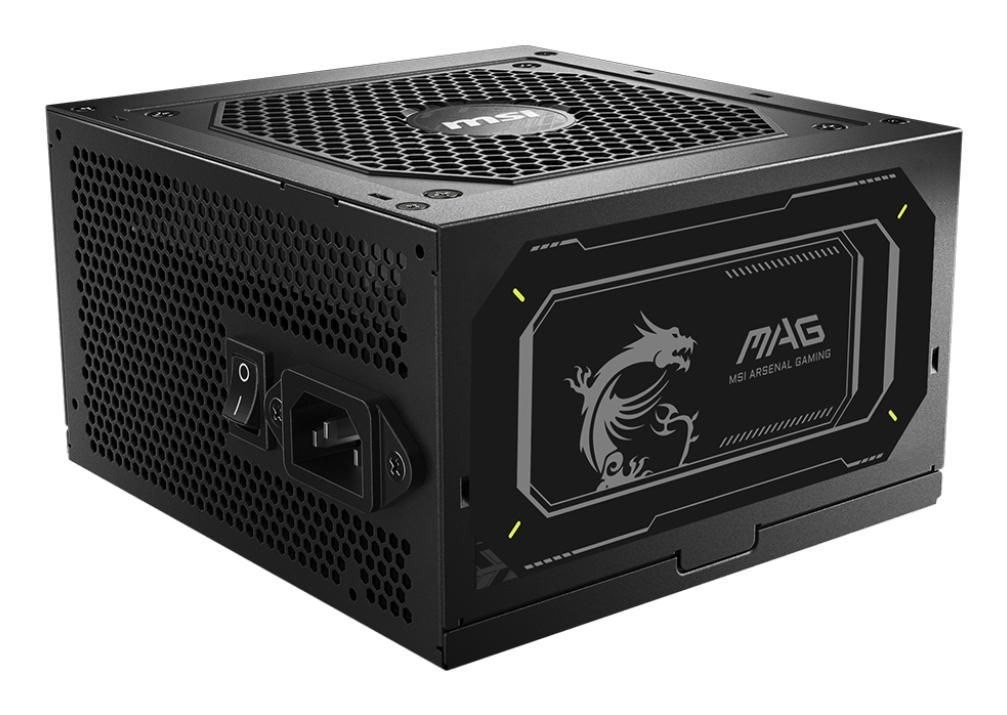 Msi Mag A750gl Pcie5 Ii Enhed Til Strømforsyning 750 W 20+4 Pin Atx Atx Sort