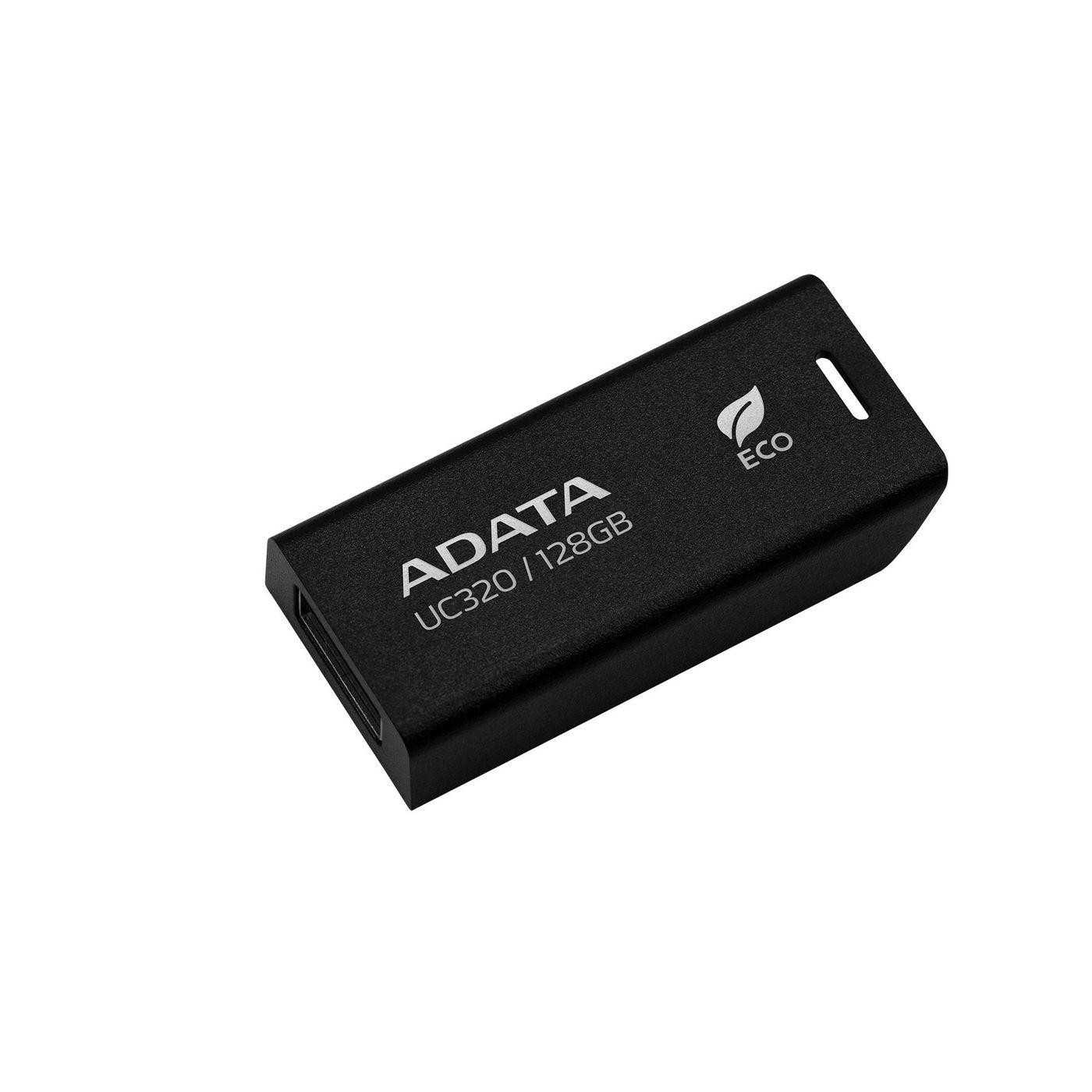 Adata Uc320 USB-nøgle 128 GB Usb Type-A 3.2 Gen 1 (3.1 Gen 1) Sort