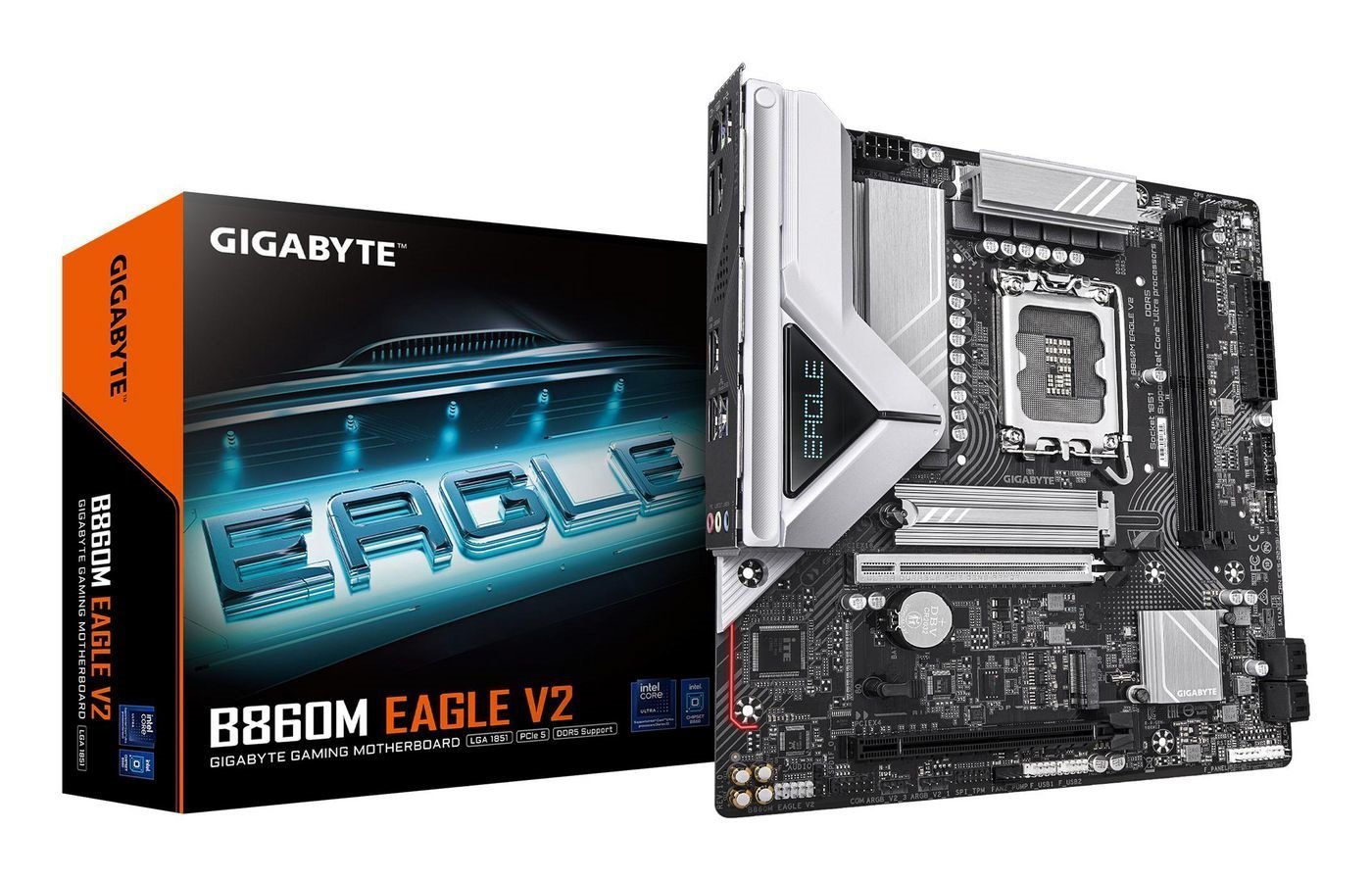 Gigabyte N--Gigabyte B860M Eagle V2 Lga1851 1xHDMI 1xDP