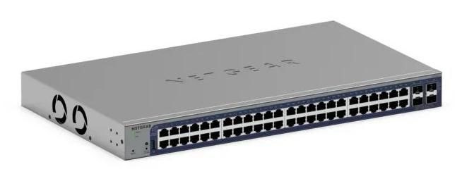 Netgear Business GS752TXv3 48 Ports Manageable Ethernet Switch - Gigabit Ethernet, 10 Gigabit Ethernet - 1000Base-T, 10GBase-X, 1000Base-X