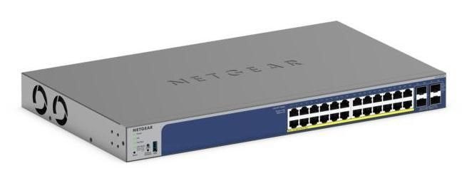 Netgear Business GS728TXV3 24 Ports Manageable Ethernet Switch - Gigabit Ethernet, 10 Gigabit Ethernet - 10/100/1000Base-T, 10GBase-X, 1000Base-X