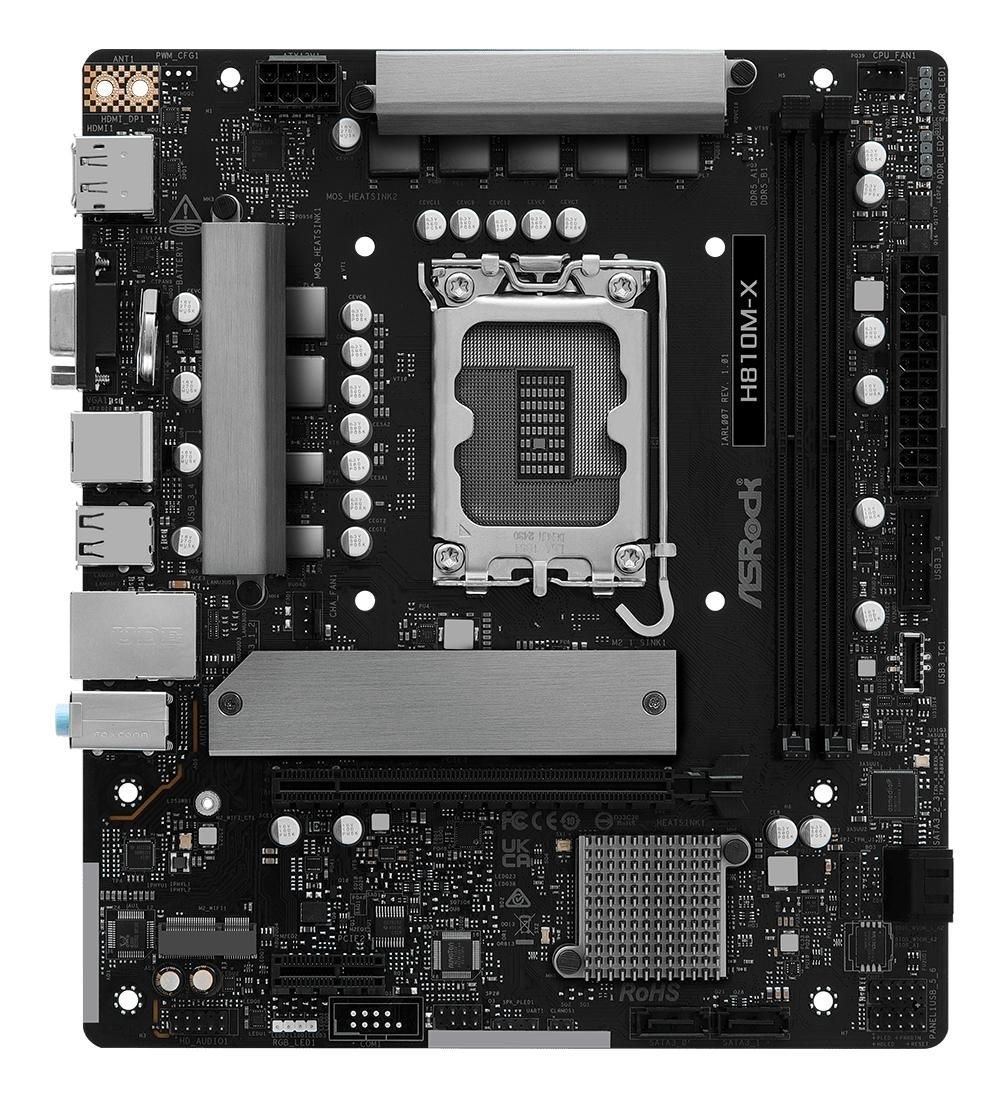 ASRock H810M-X Micro-ATX Lga1851