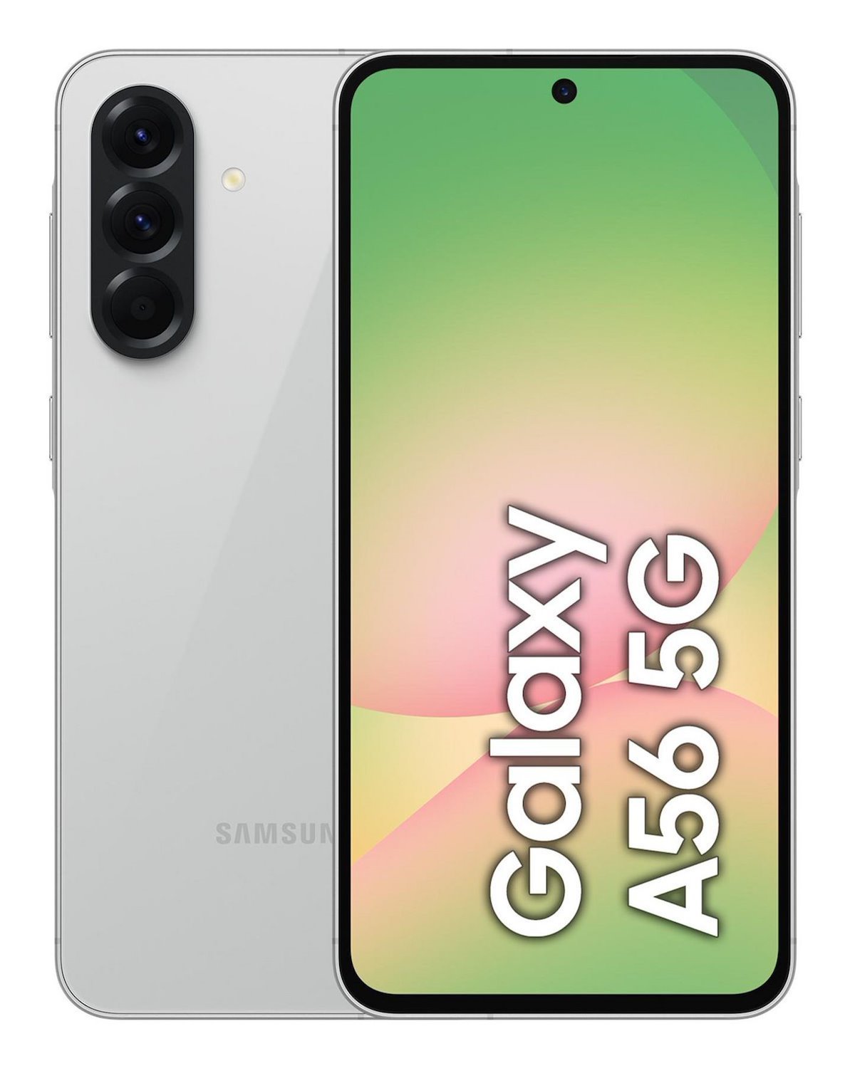 Samsung Galaxy A56 5G SM-A566B/DS 128 GB Smartphone - 17 cm (6.7") Super AMOLED Full HD Plus 1080 x 2340 - Octa-core (Cortex A720Single-core (1 Core) 2.90 GHz + Cortex A720 Triple-core (3 Core) 2.60 GHz + Cortex A520 Quad-core (4 Core) 1.90 GHz - 8 GB RAM - Android 14 - 5G - Awesome Lightgray