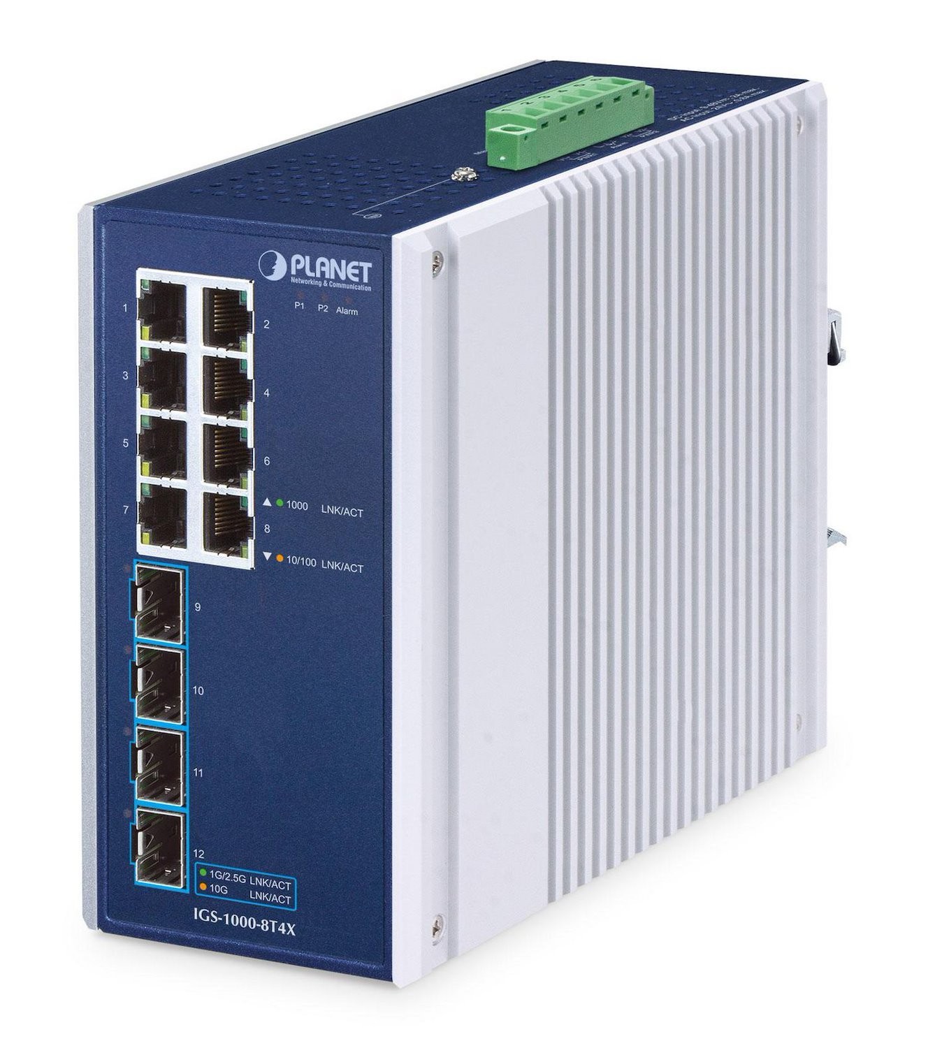 Planet Industrial 8-Port Switch Igs-1000-8T4x