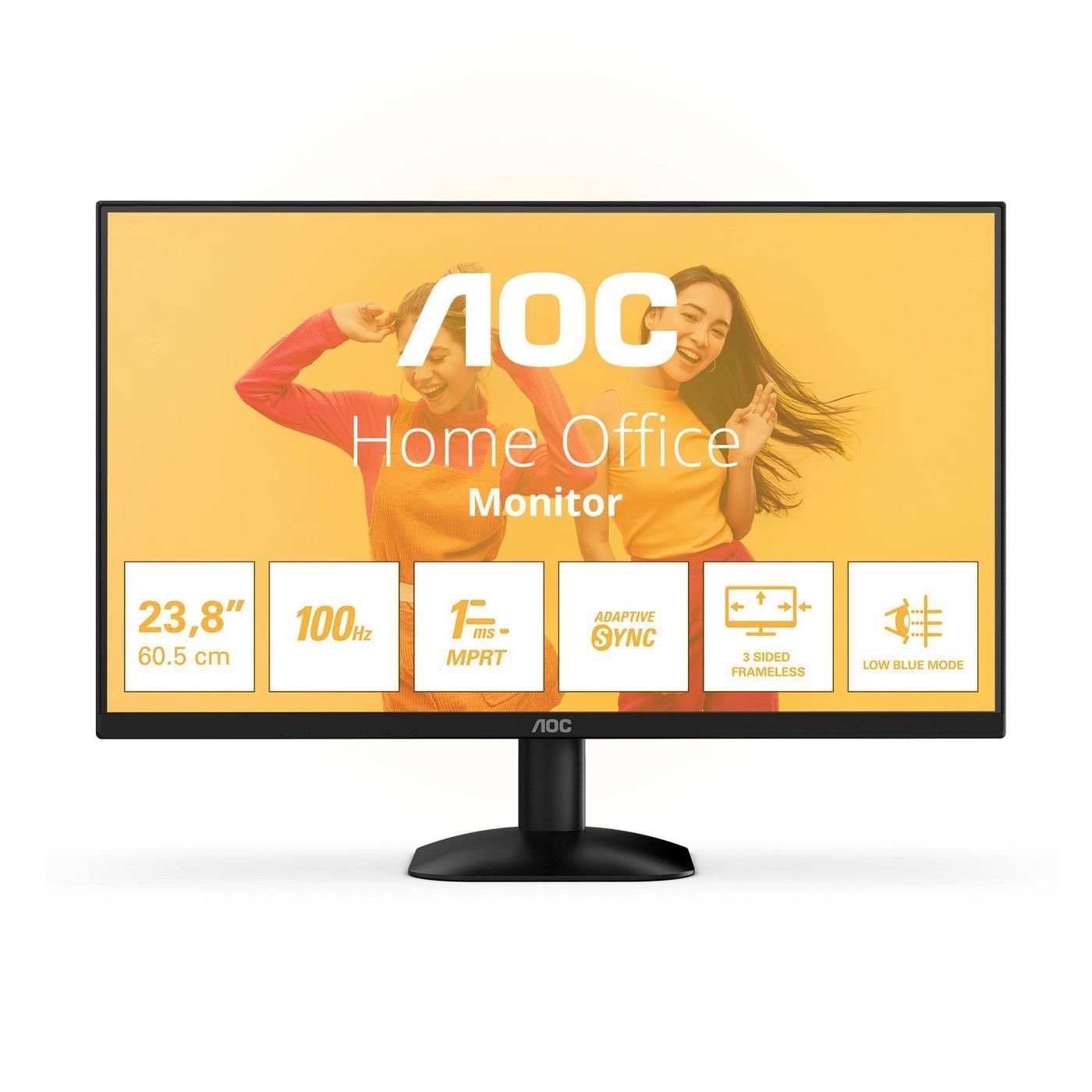 Aoc B3 24B35HM2 Computerskærm 60,5 CM (23.8) 1920 X 1080 Pixel Fuld HD Led Sort