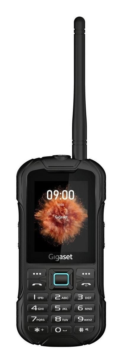 Gigaset GLX 8 Active Duo Schwarz 6,1 CM 2,4 Zoll Display Push-to-talk.Funktion 2500 mAh Akku Ip68 2 MP Kamera Dual-SIM Bluetooth