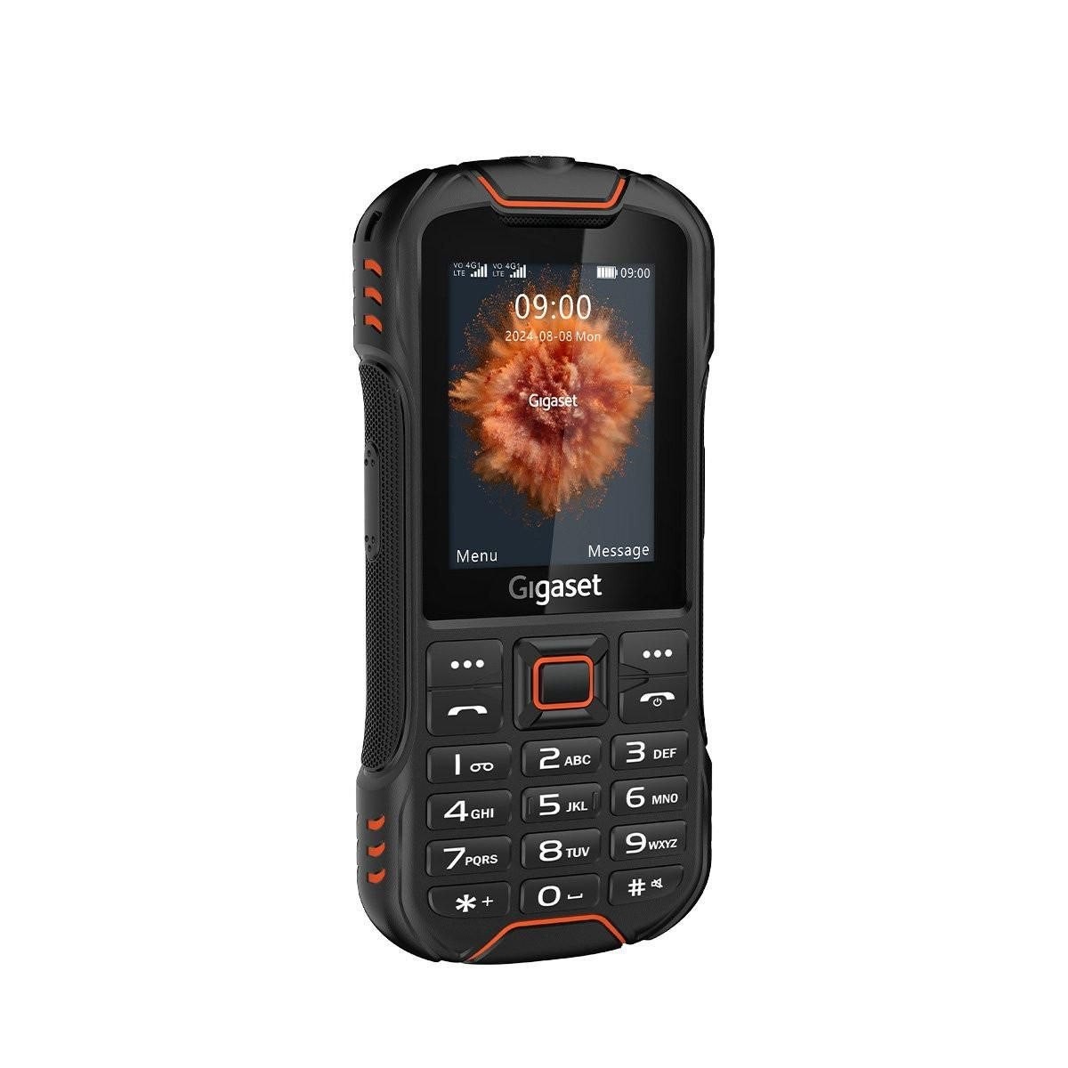 Gigaset GLX 8 Schwarz 6,1 CM 2,4 Zoll Display 2500 mAh Akku Ip68 2 MP Kamera Dual-SIM Bluetooth 3,5 MM Klinkenbuchse