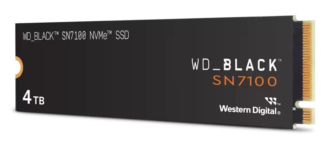 Western Digital WD SSD M.2 (2280) 4TB Black SN7100 PCIe 4.0/NVMe (Di)