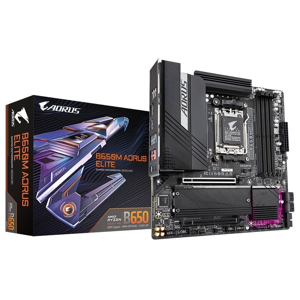 Gigabyte N--Gigabyte B650M Aorus Elite Am5 4xDDR5 2xM.2 4xSATA