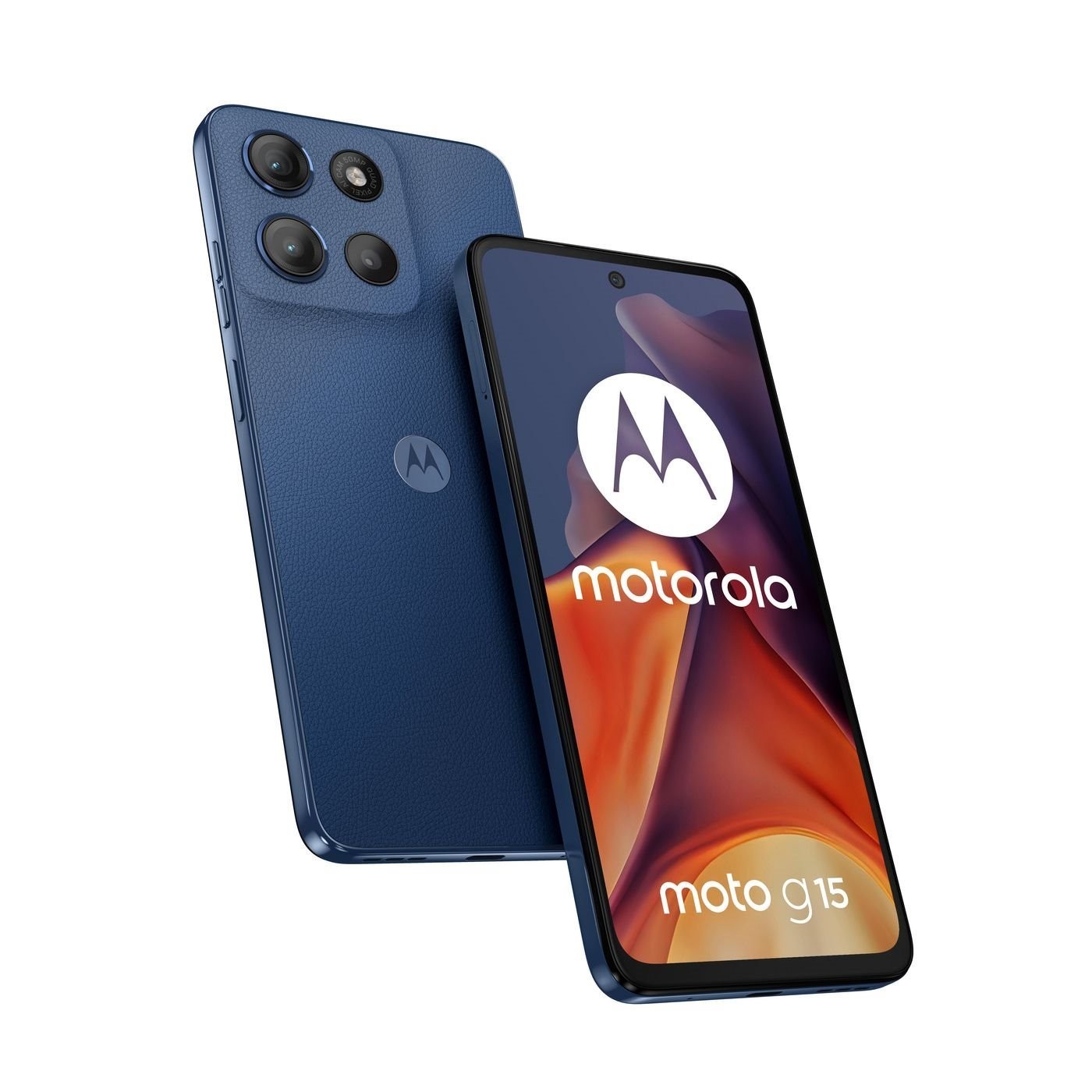 Motorola Moto G15 17,1 CM (6.72) Dual Sim Android 15 4G Usb Type-C 8 GB 128 GB 5200 mAh Marineblå