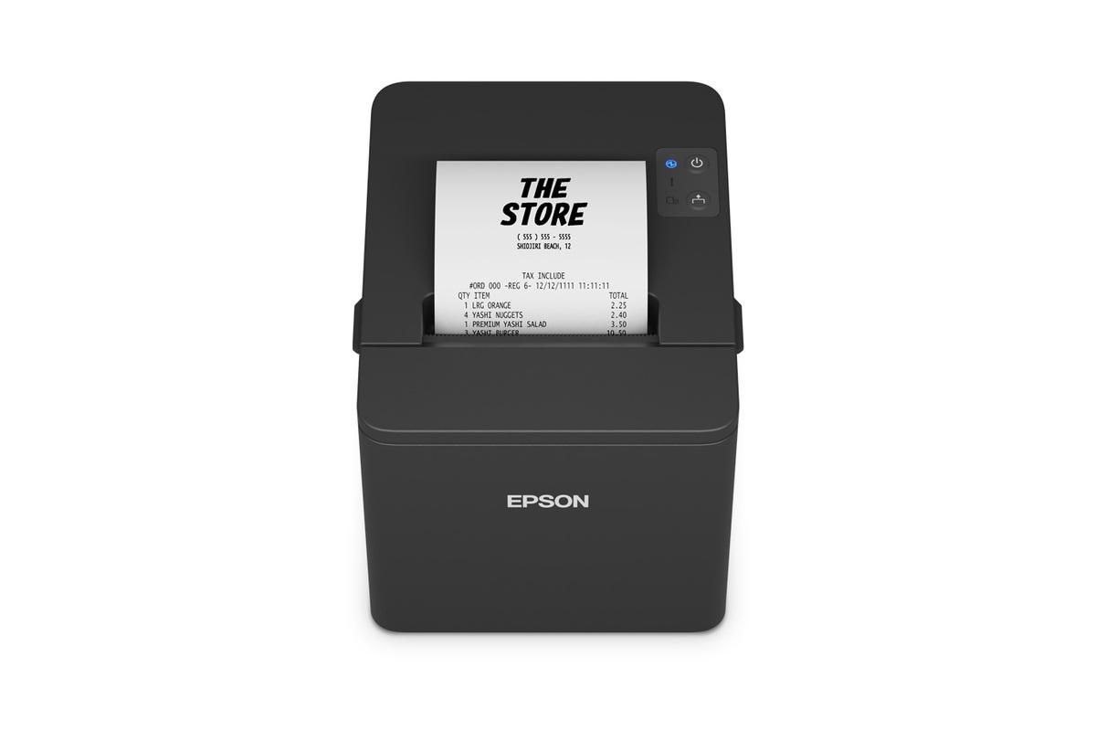 Epson TM-T20IV(102A0) Direct Thermal Printer - Monochrome - Receipt Print - Ethernet - USB - Serial - UK - With Cutter - Black