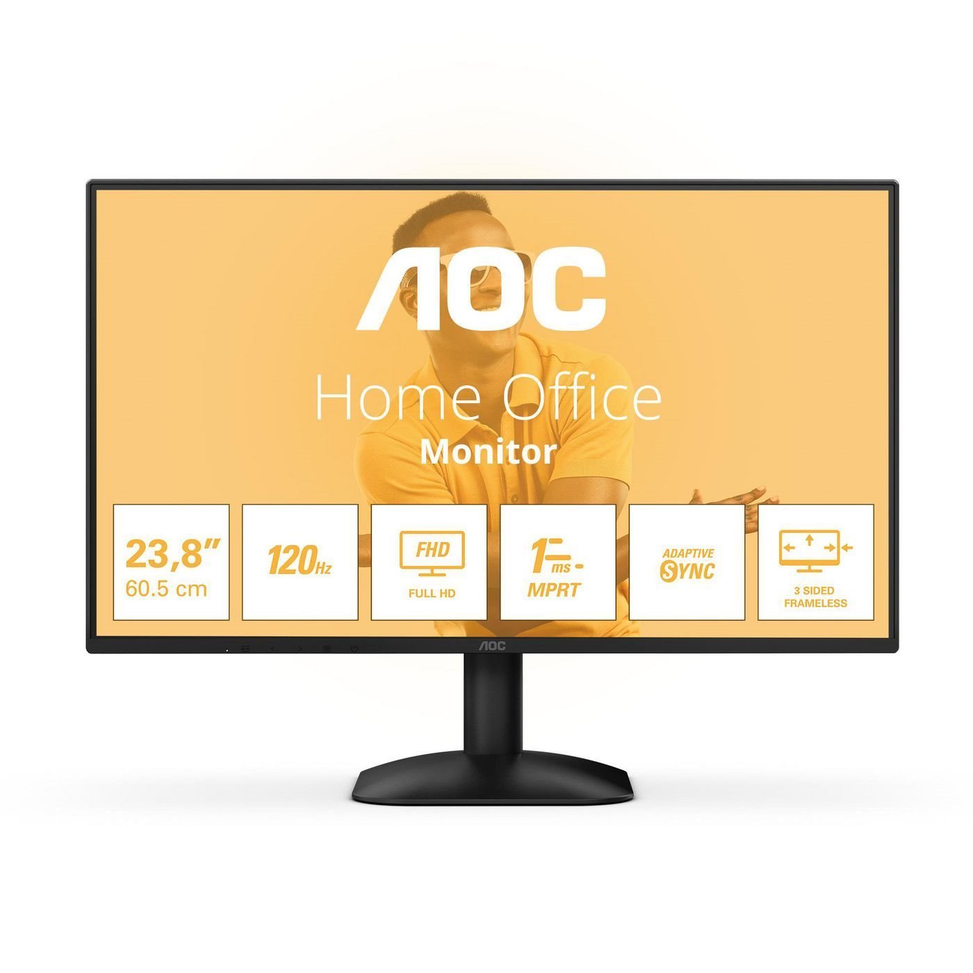 Aoc 24B31H Led Display 60,5 CM (23.8) 1920 X 1080 Pixel Fuld HD Sort