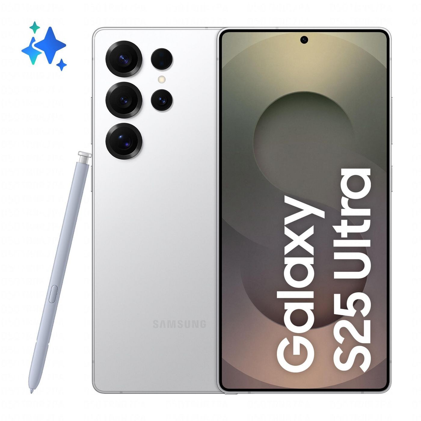 Samsung Galaxy S25 Ultra SM-S938B/DS 256 GB Smartphone - 17.5 cm (6.9") Dynamic AMOLED 2X QHD+ 3120 x 1440 - Octa-core (OryonDual-core (2 Core) 4.47 GHz + Oryon Hexa-core (6 Core) 3.53 GHz - 12 GB RAM - Android 15 - 5G - Titanium Whitesilver