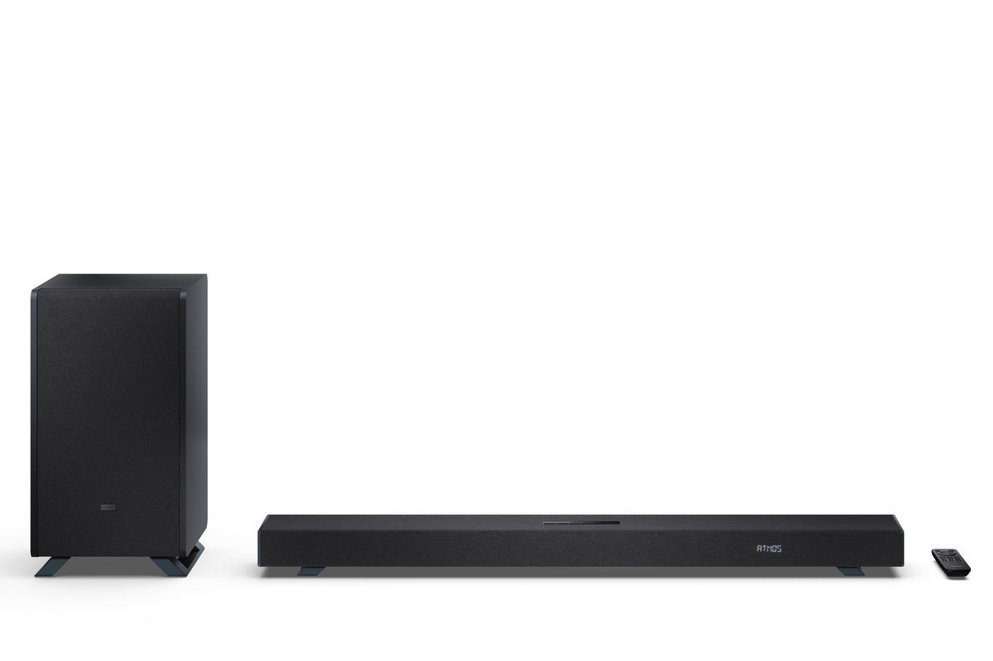 Sharp HT-SBW53121(BK) Q 3.1.2 Dolby Atmos/ DTS X Soundbar With Wireless Subwoofer, Black Sharp