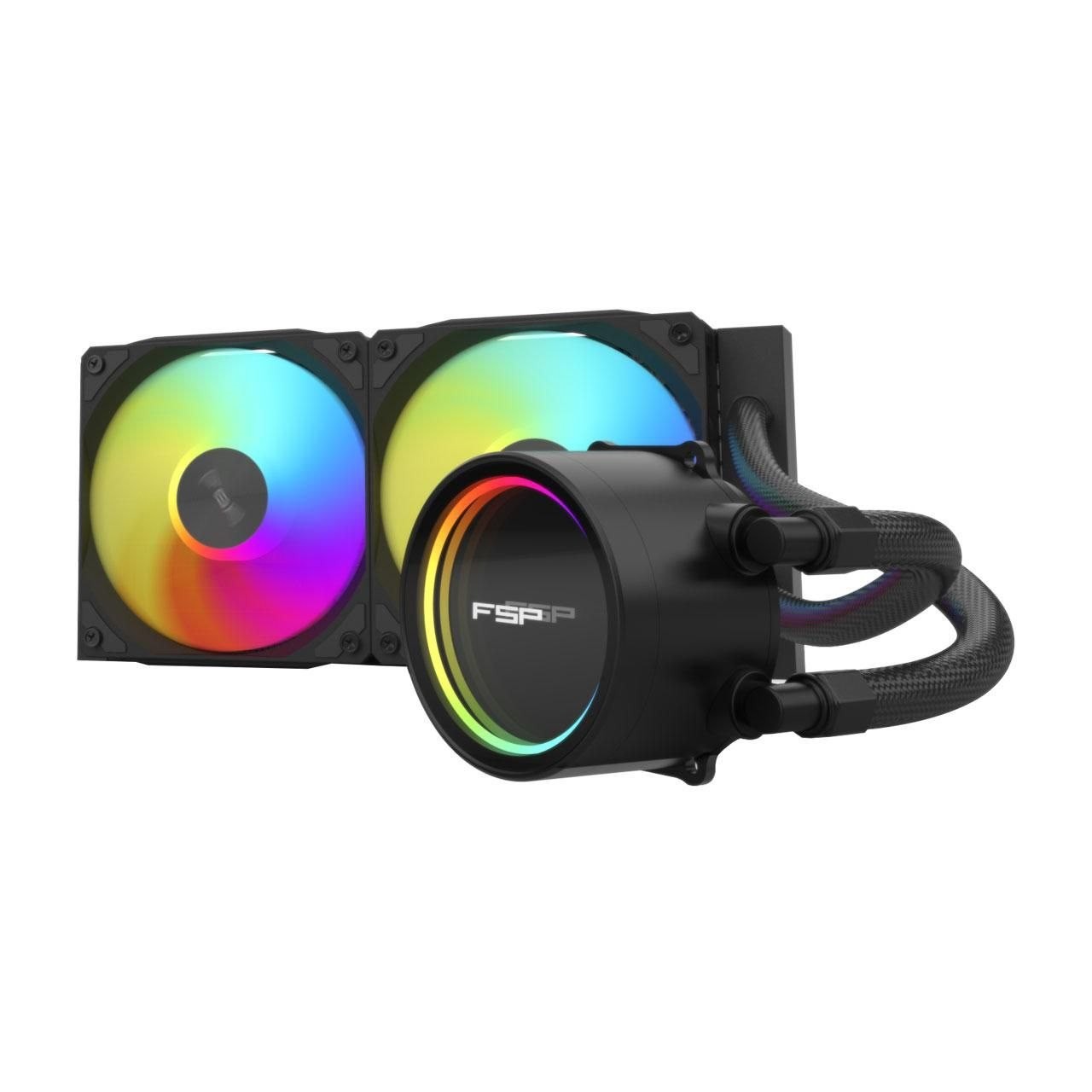 FSP Wak Ae24 B 240MM Lga 1851/Amd Am5 Argb All-in-One Black Retail