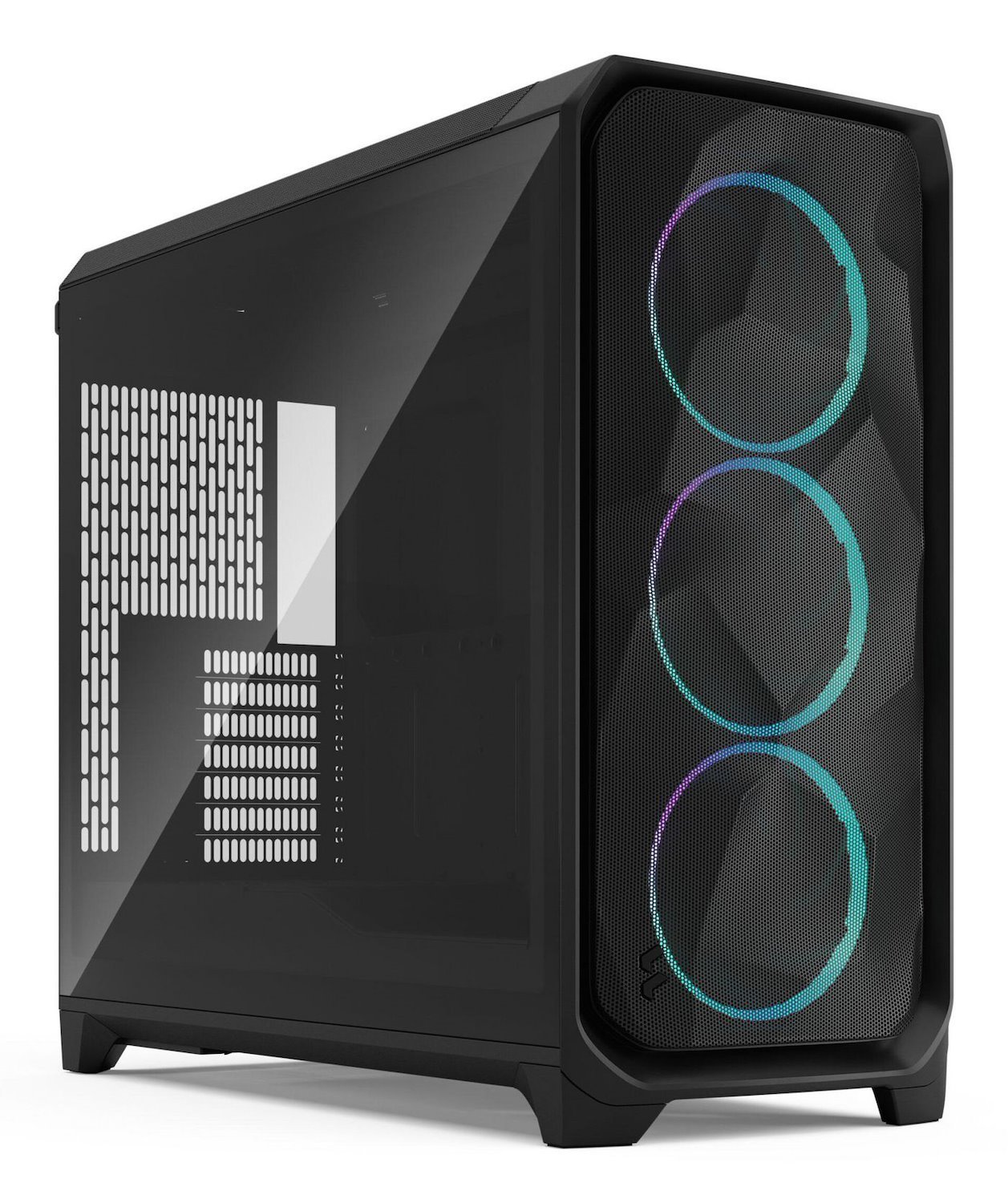 Fractal Design Meshify 3 XL RGB TG Light Tint TÅRN Atx Ingen Strømforsyning Sort