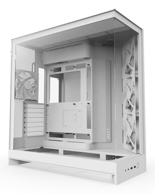 NZXT H9 Flow (2025) All White MidiTower CM-H92FW-01 Retail