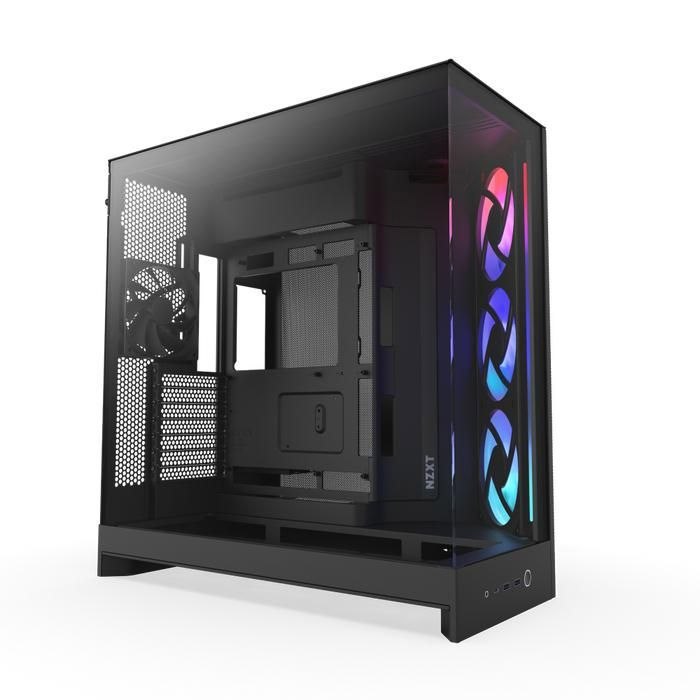 NZXT [Ai Generated Title] NZXT H9 Flow RGB Kabinet Med Tempered Glass
