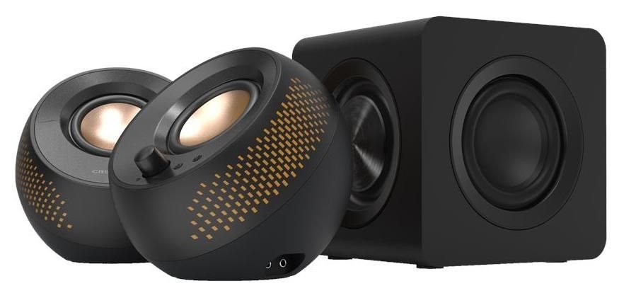 Creative Pebble X Plus 2.1-Kanal Højttalersystem Sort