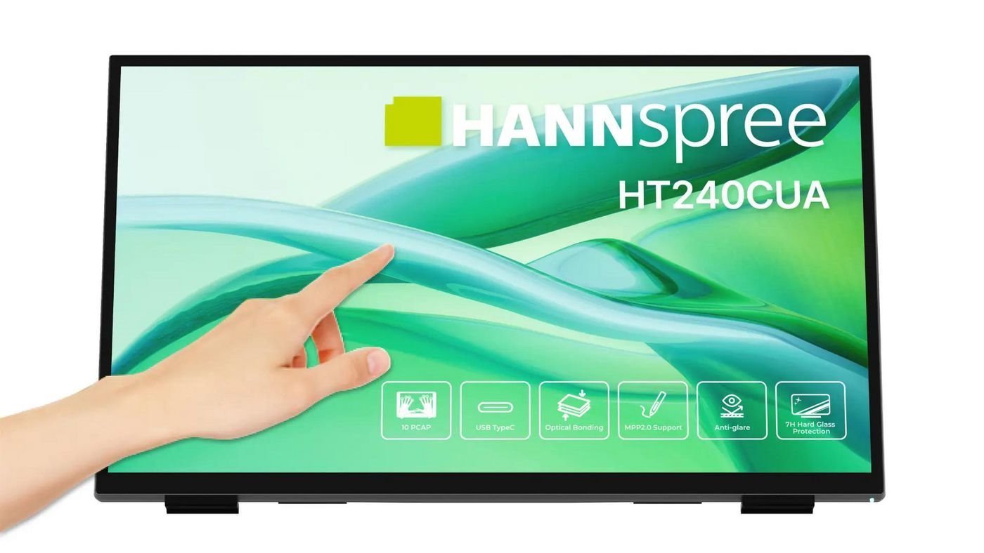 Hannspree HT240CUA 24" Class LED Touchscreen Monitor - 16:9 - 6 ms