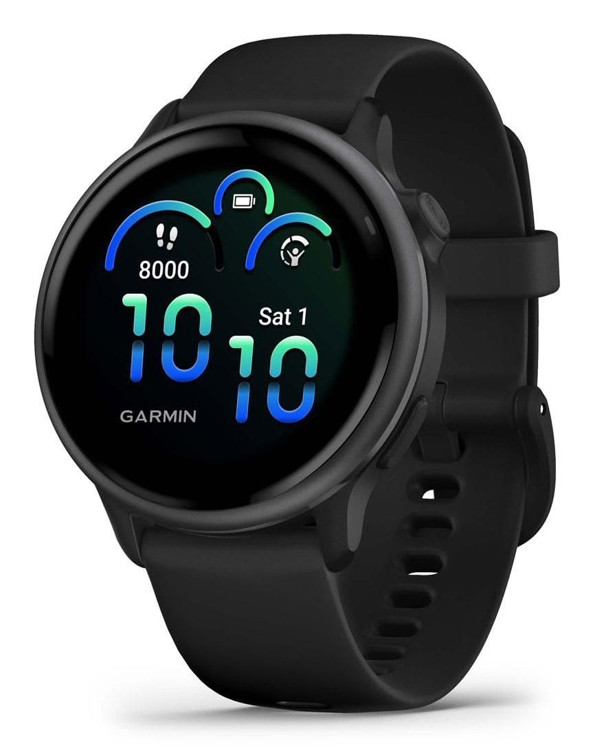 Garmin Vívoactive 6 3,05 CM (1.2) Amoled 42 MM Digital 390 X 390 Pixel Berøringsskærm Sort Wi-Fi GPS (Satellit)
