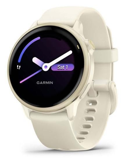 Garmin Vívoactive 6 3,05 CM (1.2) Amoled 42 MM Digital 390 X 390 Pixel Berøringsskærm Hvid Wi-Fi GPS (Satellit)