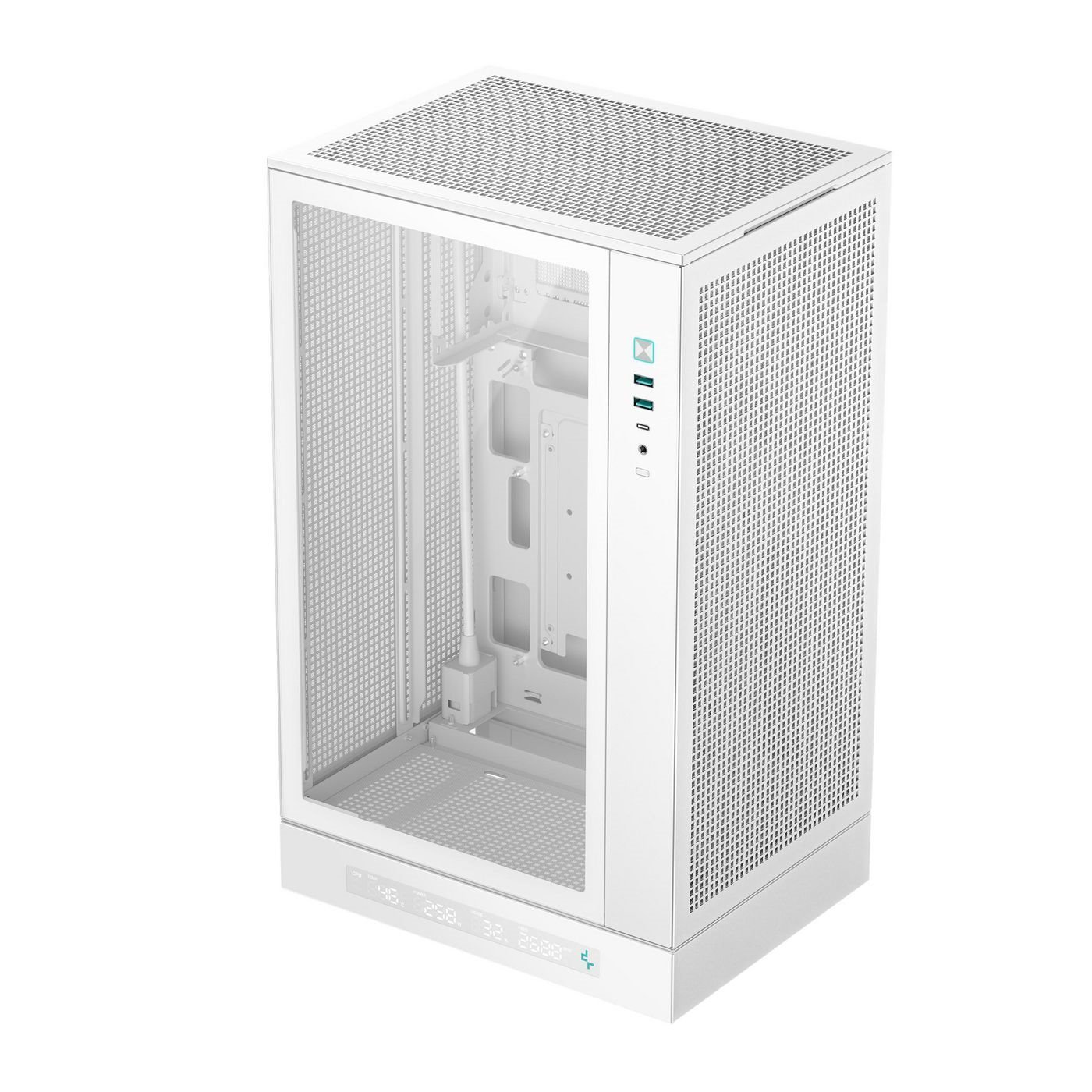 DeepCool CH270 Digital TÅRN Mini-ITX/Micro-ATX Ingen Strømforsyning Hvid