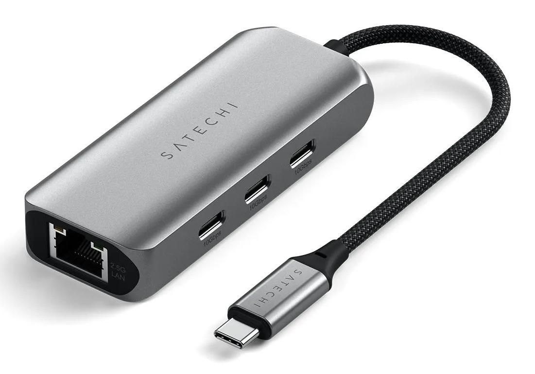 Satechi St-H3c25em Interface Hub Usb Type-C 10000 Mbit/S GRÅ