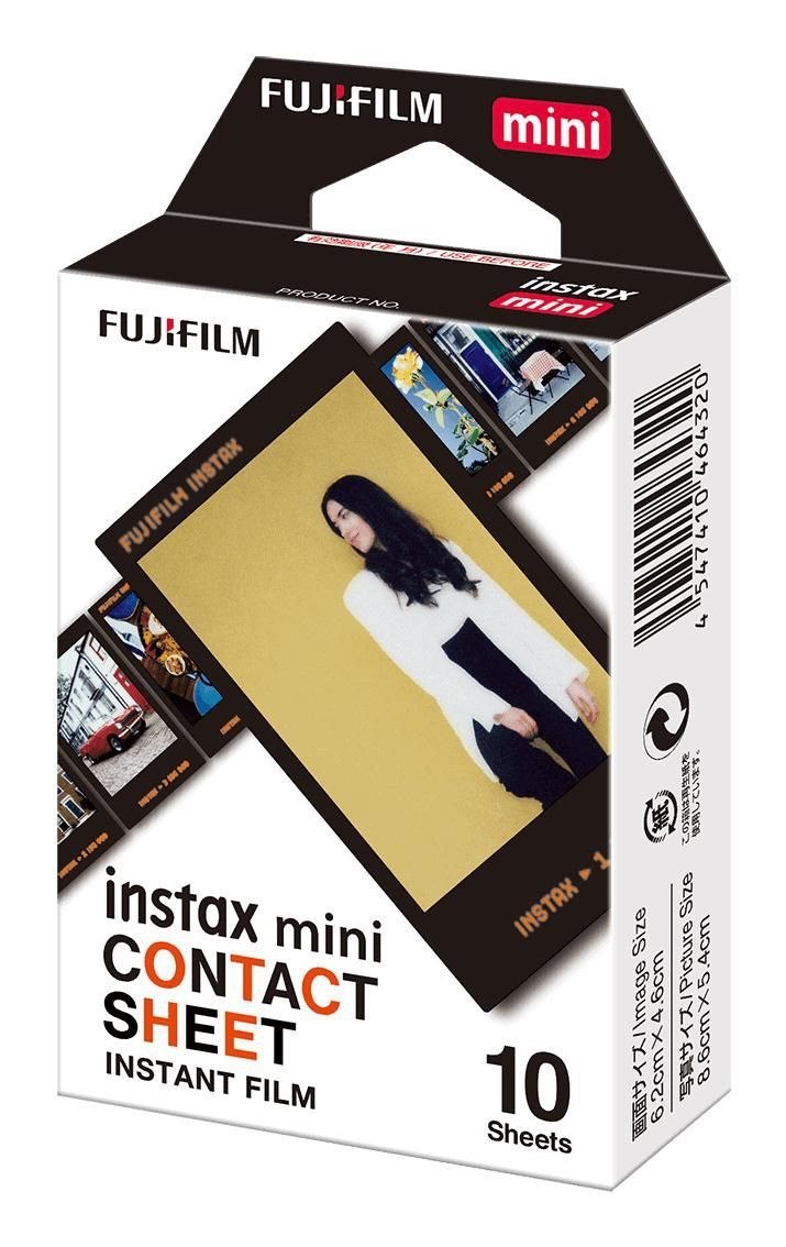 Fujifilm Instax Mini Contact Sheet Farvefilm Til Umiddelbar Billedfremstilling (Instant Film) Iso 800