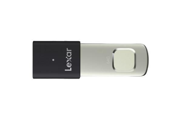 Lexar Media 64GB Lexar JumpDrive F35 Pro Fingerprint Usb 3.2 Flash Drive