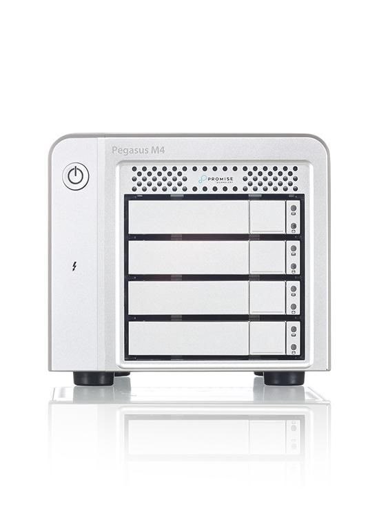 Promise Technology Pegasus M4 Disk Array 8 TB Tower Hvid