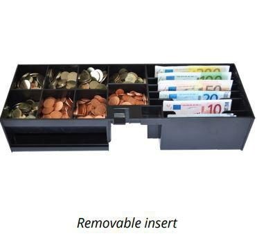Apg Cash Drawer Apg Ecd460b Pengeskuffeindstik Sort