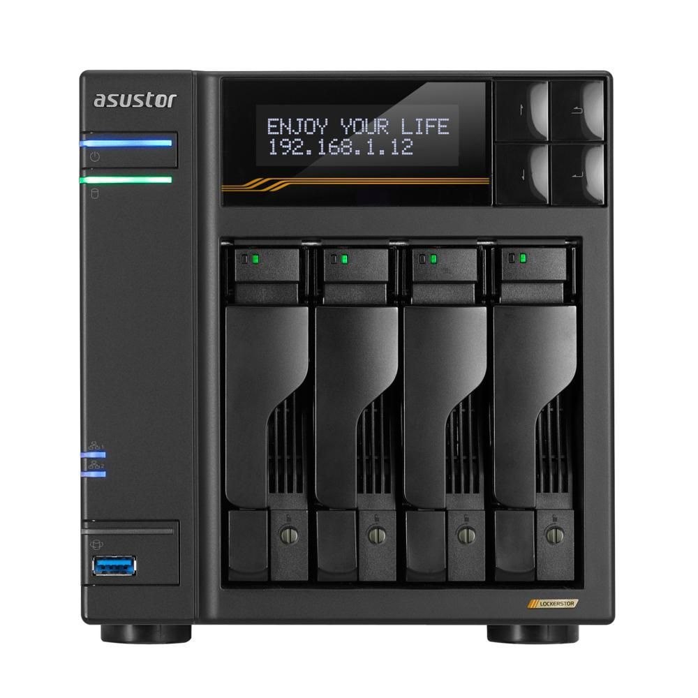 Asustor As6804t 4 Bay Nas Amd V3C14