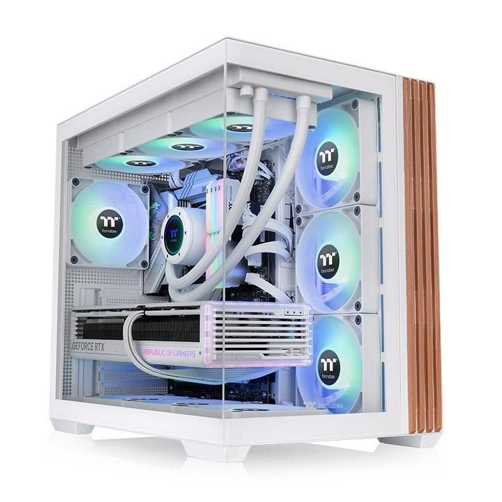 ThermalTake Geh Thermaltake View 380 WS Midi Tower Argb Snow White Retail