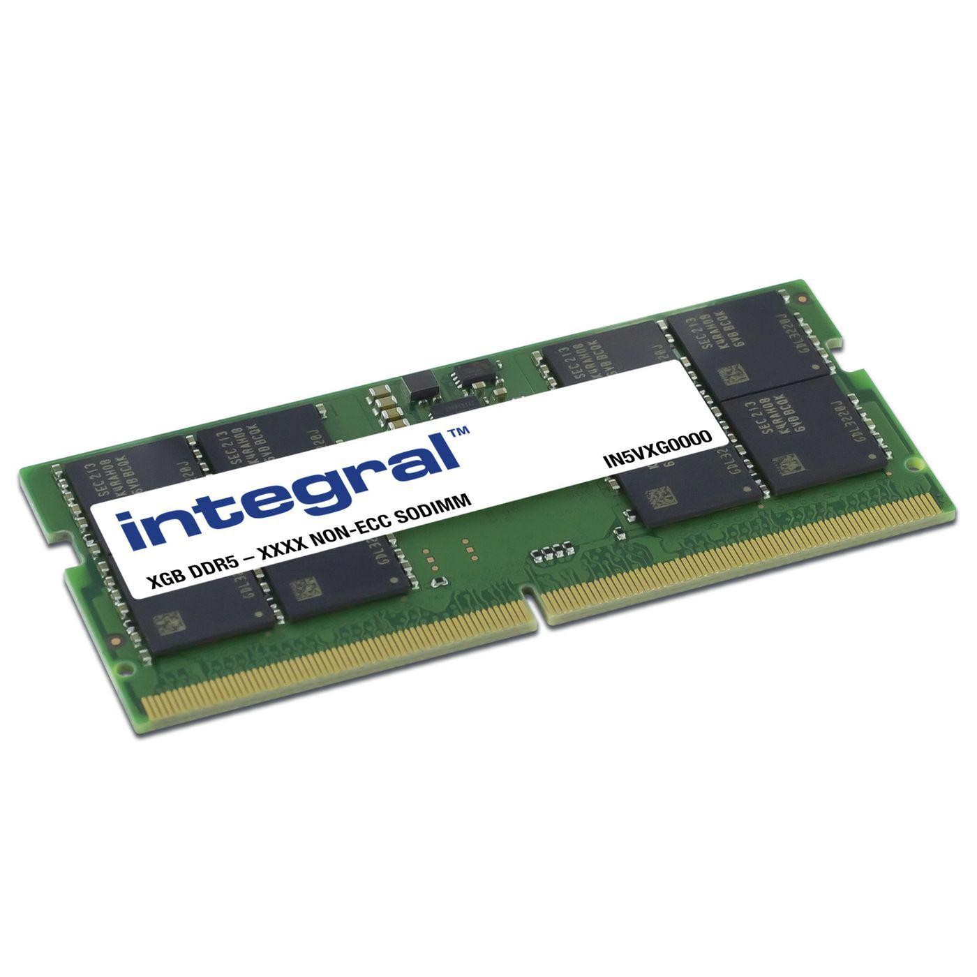 Integral 16GB Sodimm DDR5 5600 Unbuffered Non-Ecc