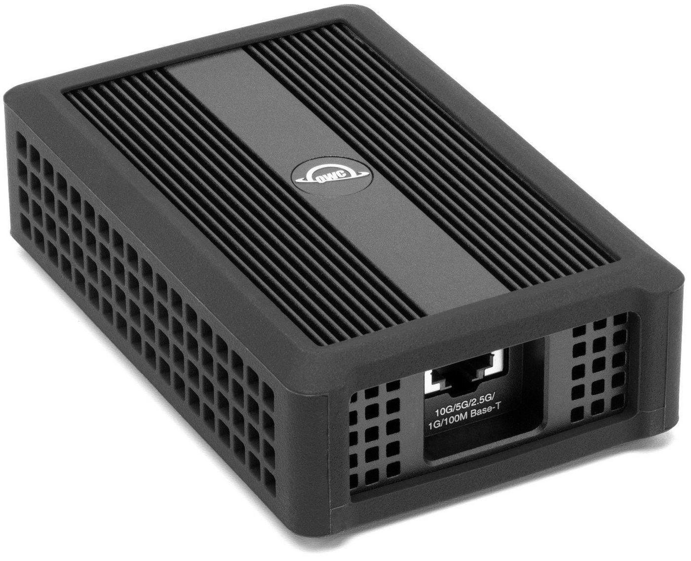 OWC 10Gigabit Ethernet Adapter for Computer, PC, NAS Storage Device, Workstation, Switch - 10GBase-T, 5GBase-T, 2.5GBase-T, 1000Base-T, 100Base-T, 100Base-TX - Portable - Black - TAA Compliant
