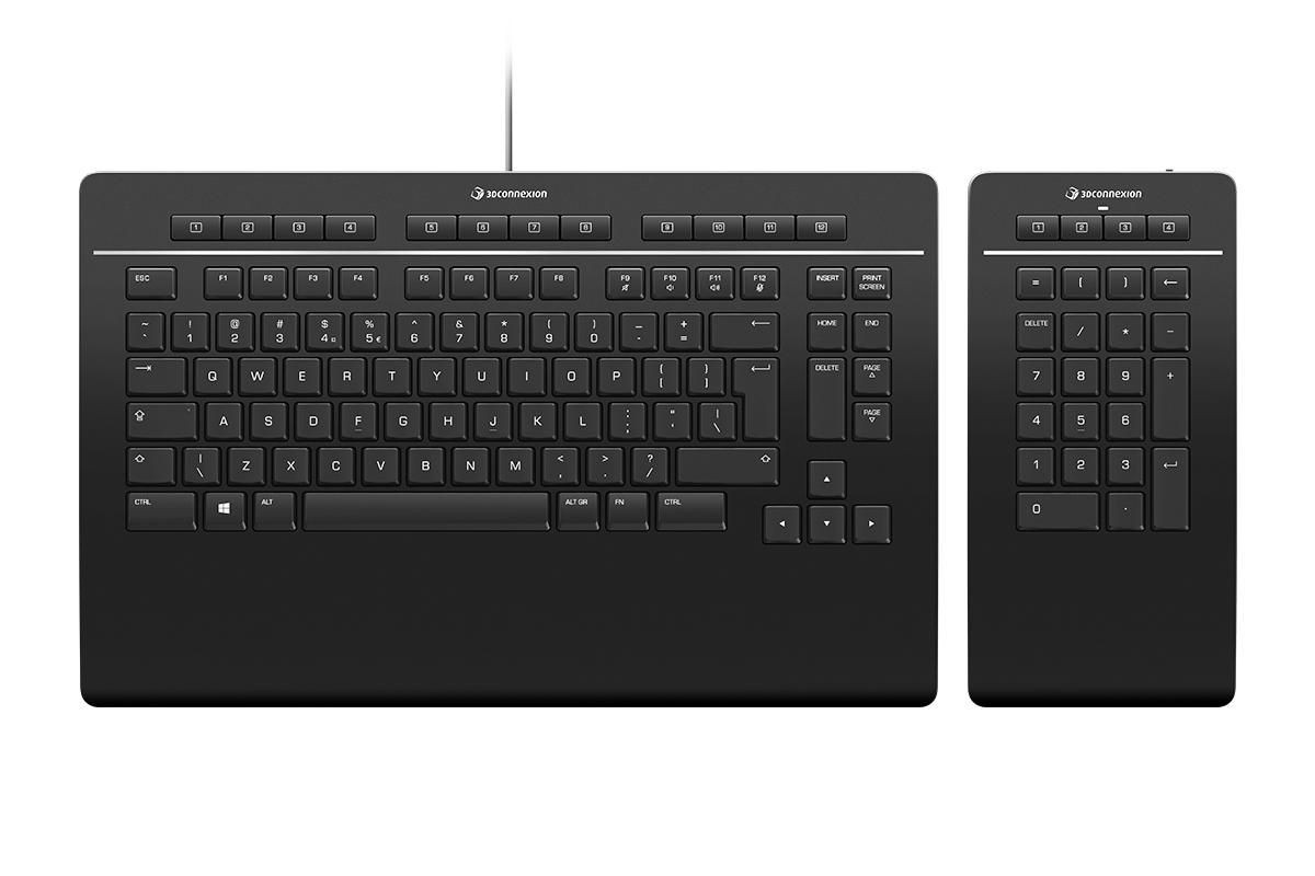 3Dconnexion Pro Numpad Tastatur Og Numerisk Tastatur-Sæt Kabling Us International