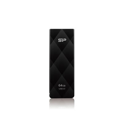 Silicon Power Blaze B20 32 GB USB 3.0 Flash Drive - Matte Black