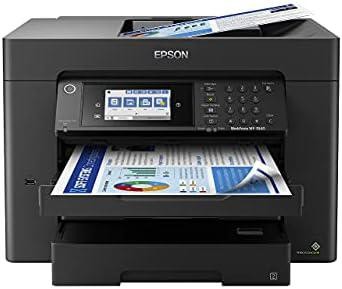 Epson WorkForce Pro WF-7840 - Wireless All-in-One Wide-Format Printer with Auto 2-Sided Print up to 13" x 19", Copy, Scan and Fax, 50-Page ADF, 500-sheet Paper Capacity, 4.3" Screen