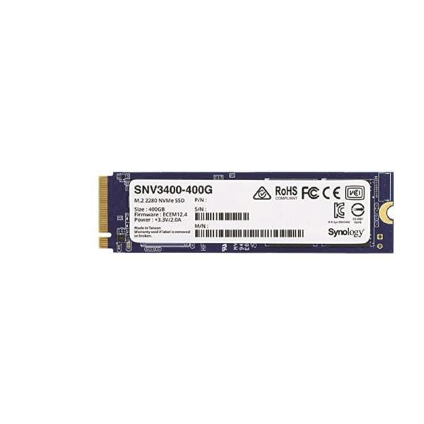 Synology M.2 NVMe SSD, 400GB, Compatible With M2 Card, 2280 Form Factor