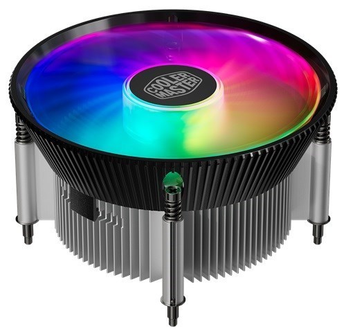 Cooler Master I70c Lga1700 A.Rgb, 120MM Addressable RGB Led Aluminum Cooler, Support Intel Lga1700, 650-1800RPM, 37CFM, A.Rgb Function Via Controller Or MotherBoard