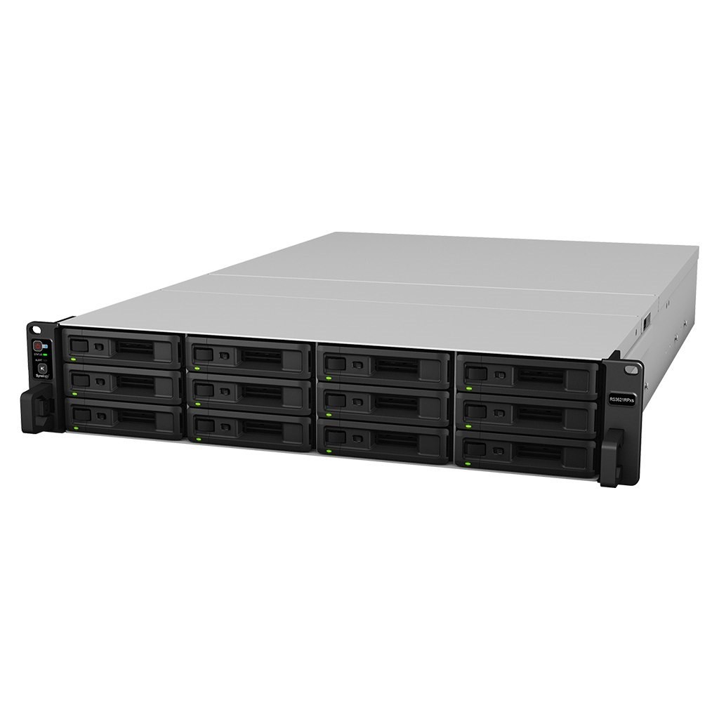Synology 12-Bay Nas (No Disk) Xeon D-1531, 8GB, GbE(4), Usb(2), Rpsu, 2U, 5YR WTY