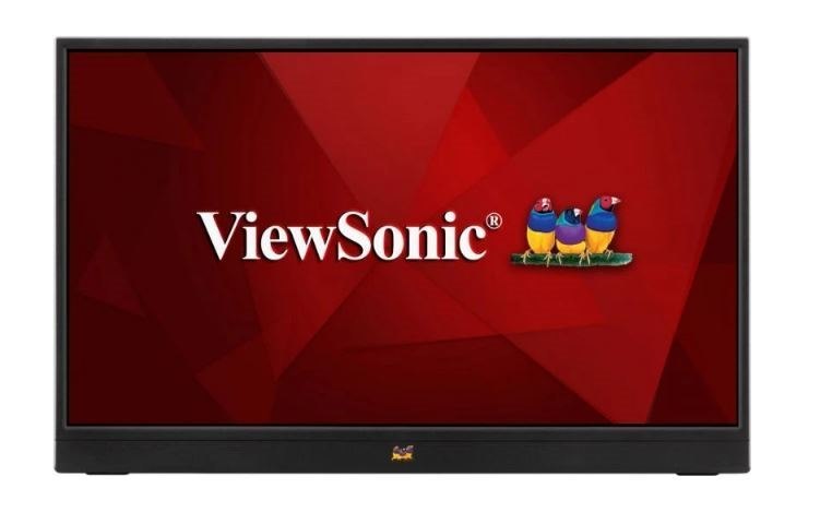 ViewSonic 16' Ips Va1655 FHD Usb-C, Mini Hdmi, Speakers Video Extension, Vertical Display, 53 Degrees Tilt, Mac Os. 1KG Ultra Portable Monitor Laptop