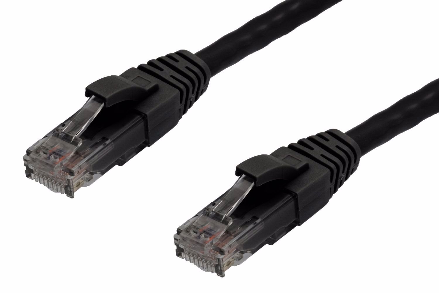 4Cabling 0.5M Cat6 RJ45-RJ45 Pack Of 10 Ethernet Network Cable. Black
