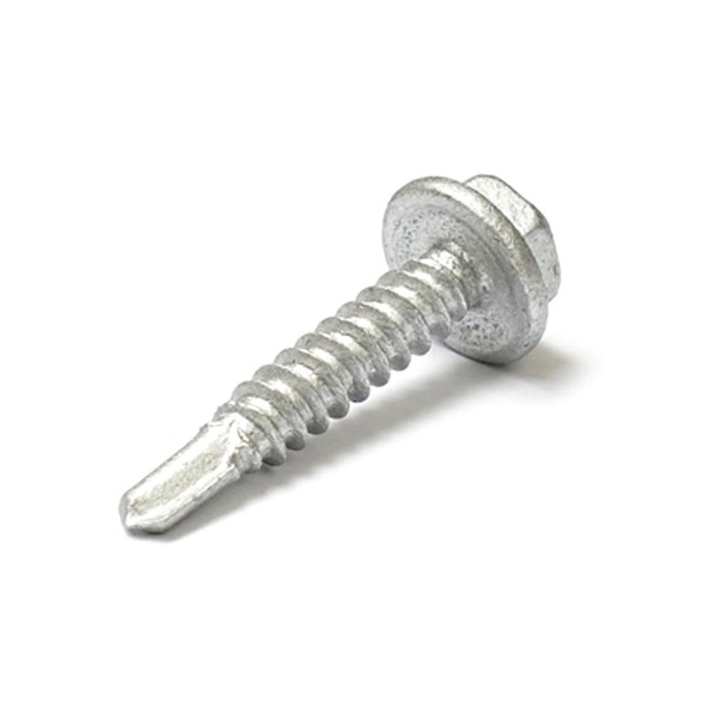 4Cabling 4C | Hex Head Self Drill Screws C3 Galvanised 10G X 25MM Box Of 500