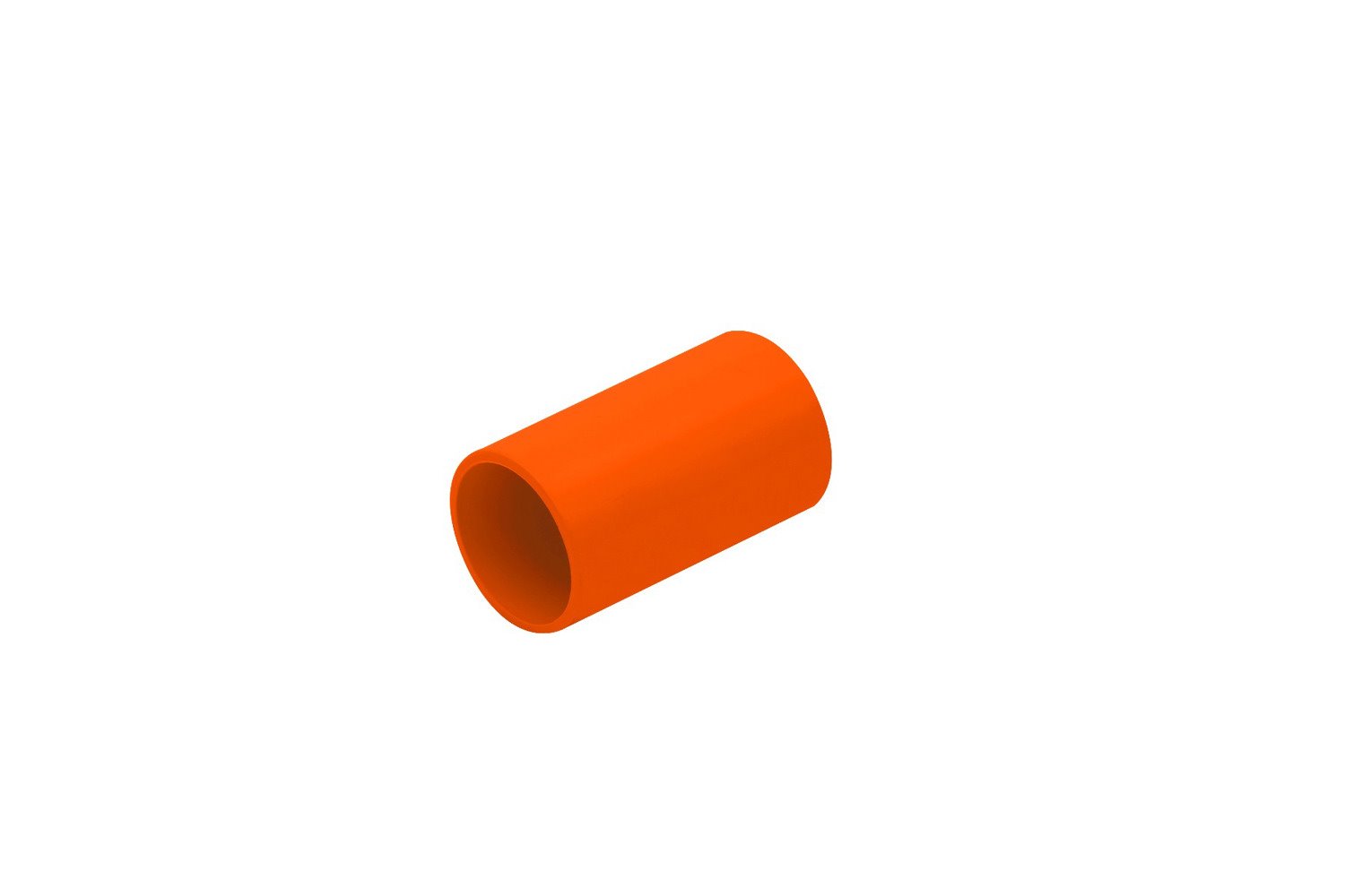 4Cabling 4C | Plain Coupling Orange 50MM - 10 Pack