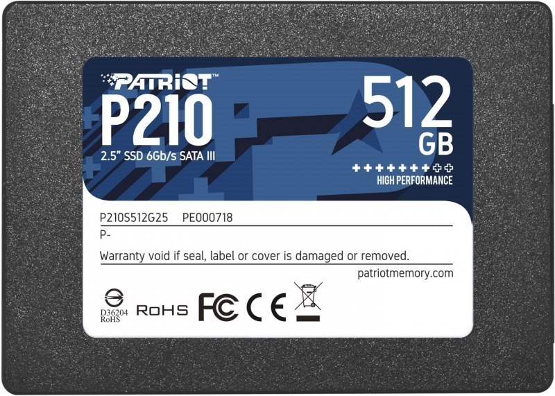 Patriot Pat SSD 512GB-P210S512G25