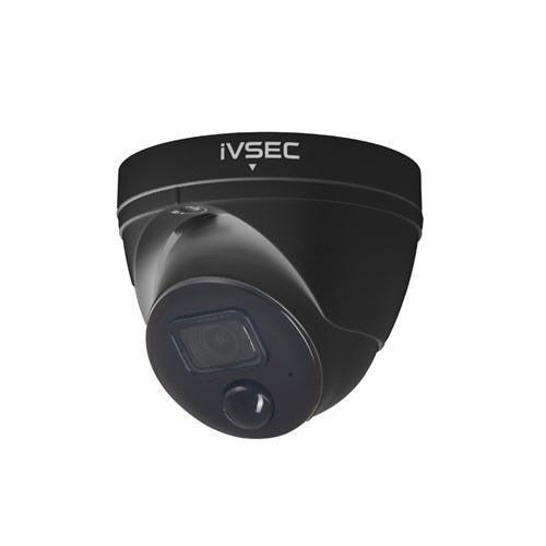 Ivsec Turret Ip Camera 8MP Sony Sensor 3.6MM Lens Poe Ip66 30M Ir Ivs Black